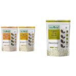 Neuherbs Organic Sunflower & Pumpkin Seeds Combo(Sunflower seeds 200g + Pumpkin seeds 200g) & Neuherbs Raw Unroasted Chia Seeds- 200 Gram - Fast UK Delivery