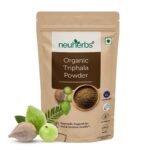 Neuherbs Organic Triphala Powder | Ayurvedic Support For Gut, Immune & Intestinal Health | Helps Relieve Constipation | Herbal Supplement | Quick Acidity & Gas Relief | Certified Organic - 100g - Fast UK Delivery