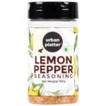 Urban Platter Lemon Pepper Seasoning Mix Shaker Jar, 100g (Sprinkle on Veggies, Salads and Anything of The Grill | Flavour Enhancer) - Fast UK Delivery