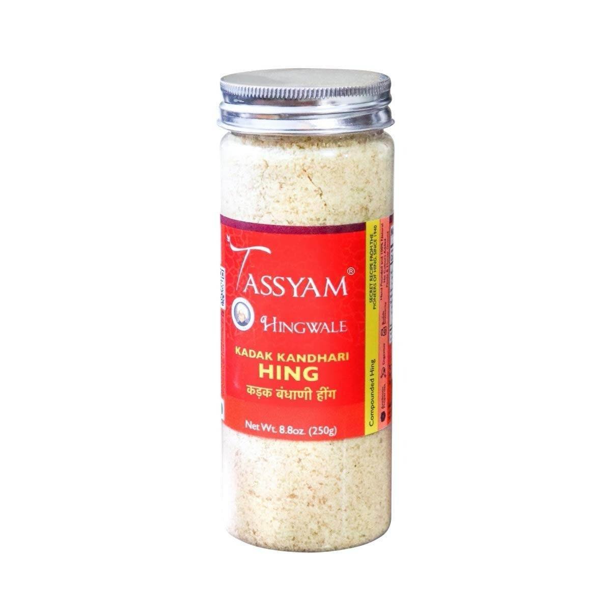 uk61zqP5truxL-1.jpg Tassyam Hingwale Kadak Kandhari Hing | Hand Pounded and Natural, 250 g - Fast UK Delivery - Image 1