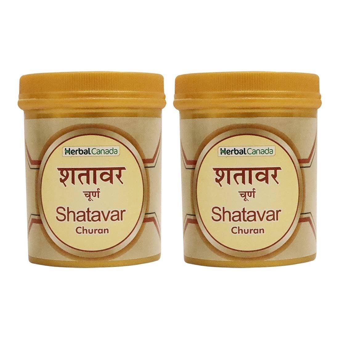 uk61zxiyegKPL-1.jpg HERBAL CANADA Shatavari Powder (Churna) 100g - Pack Of 2 - Fast UK Delivery - Image 1