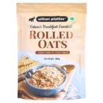 Urban Platter Rolled Oats, 500g (Whole-Grain Oats | High in Fiber and Protein | Breakfast Cereal I Old-Fashioned Oats) - Fast UK Delivery