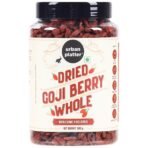 Urban Platter Goji Berries, 500g (Unsweetened | Garnish or Add to Fruit Salads, Oatmeal, Mueslis, Trail Mixes, Ice Creams, Baked Goods) - Fast UK Delivery