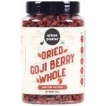 Urban Platter Goji Berries, 500g (Unsweetened | Garnish or Add to Fruit Salads, Oatmeal, Mueslis, Trail Mixes, Ice Creams, Baked Goods) - Fast UK Delivery