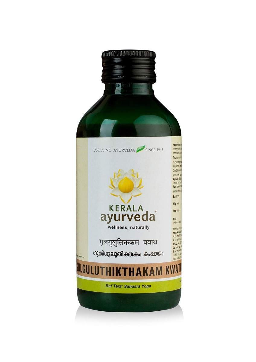 uk710BMKLhZeL-1.jpg Kerala Ayurveda Gulguluthikthakam Kwath 200 Ml - Fast UK Delivery - Image 1