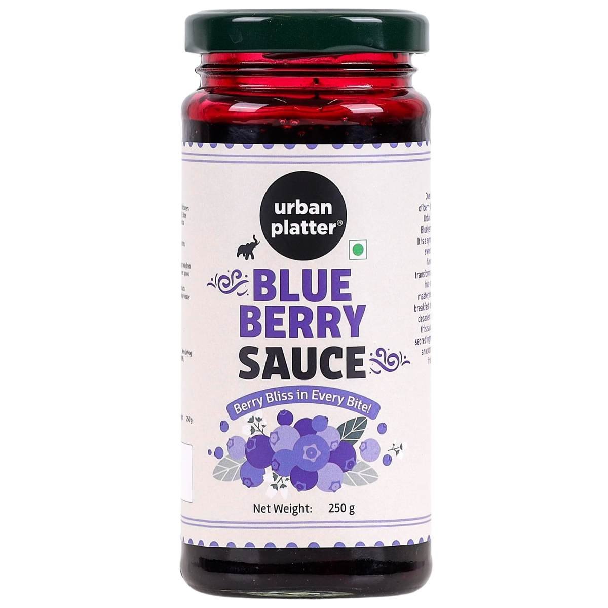 uk710IUFiqgTL-1.jpg Urban Platter Blueberry Sauce, 250g - Fast UK Delivery - Image 1