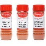 ROOPAK'S PIK-N-PAY Roopak's-Combo Pack Of Special Meat Masala + Special Tandoori Masala + Butter Chicken Masala(Pack Of 3,100Gm Each) - Fast UK Delivery
