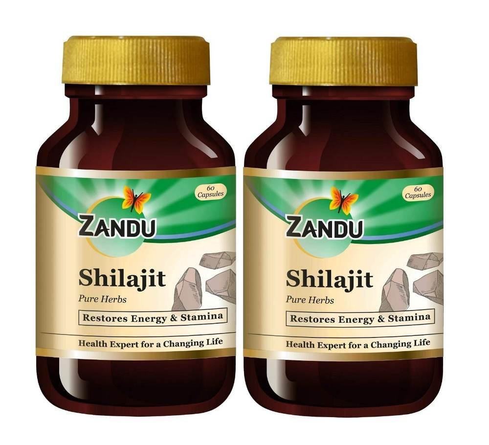 uk711MflqCvYL-1.jpg Zandu Shilajit Capsule, 60 capsules x Po2, Original and Pure Himalayan Shilajeet, Boosts Immunity, Strength and Stamina. - Fast UK Delivery - Image 1