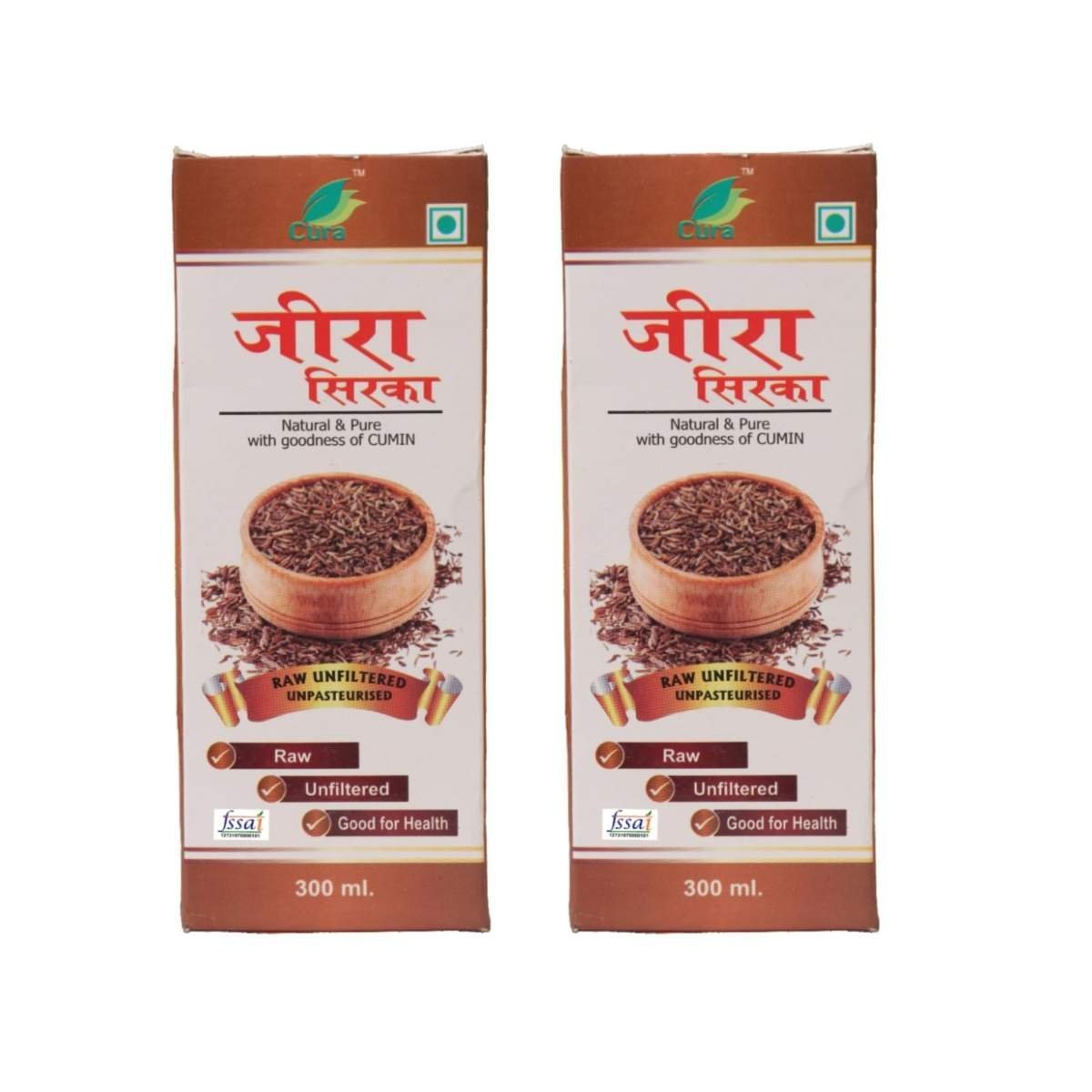 uk712NsnEJejL-1.jpg Cura Mahaveer Jeera Sirka Premium (Cumin Vinegar) 300 Ml | 100% Pure & Natural, No Artificial Flavours Or Additional Ingredients | A Natural Product With The Goodness Of Cumin (Zeera) Pack of 2 - Fast UK Delivery - Image 1