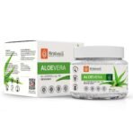KRISHNA's HERBAL & AYURVEDA Aloe Vera Gel - 500 G Pure White Non-Sticky Transparent 3 In 1 Aloe Fresh Soothing Gel For Skin, Body & Hair, Vitamin C+E Natural Emollients, Dark Spots And Acne - Fast UK Delivery