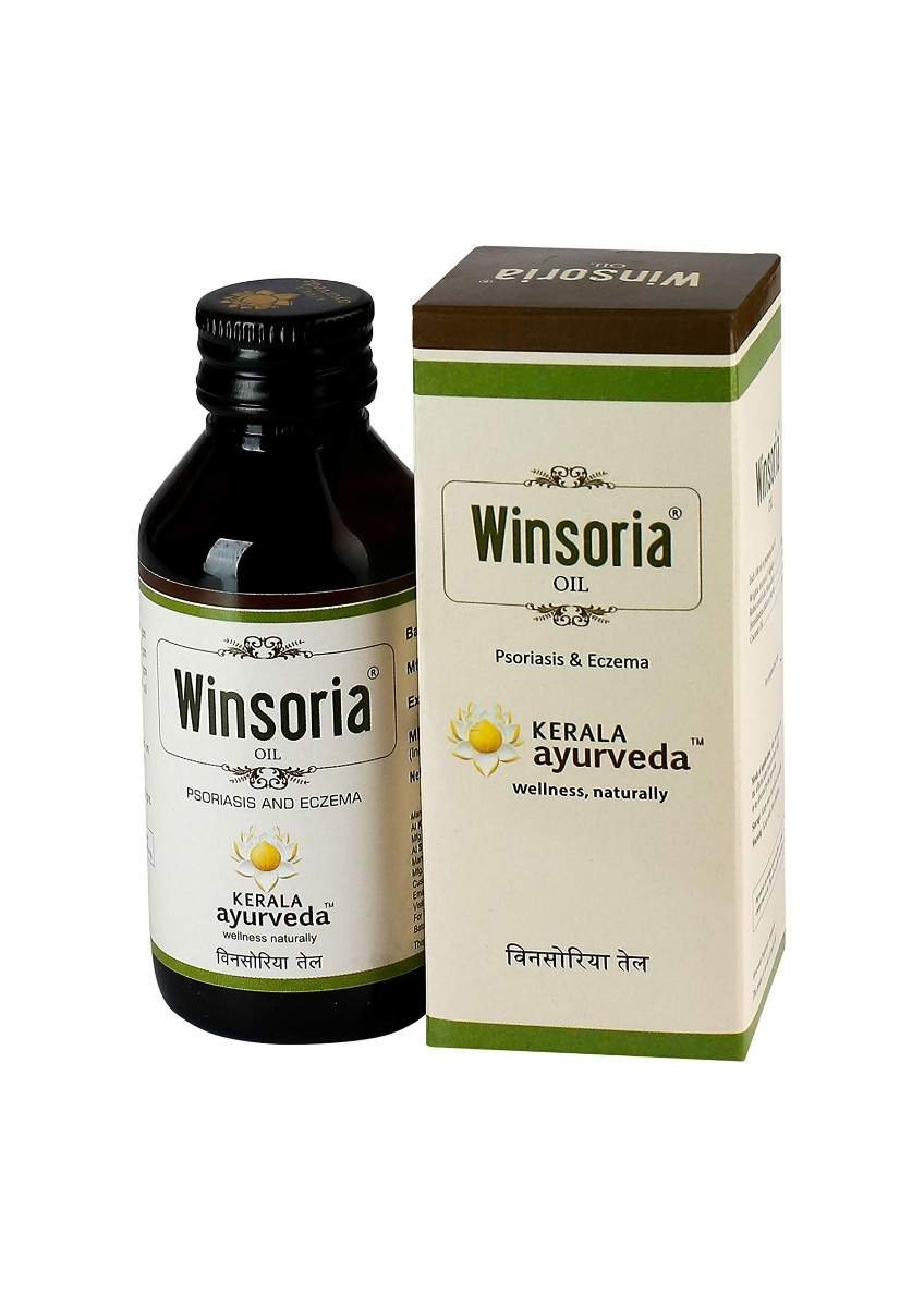 uk713S97TgOLL-1.jpg Kerala Ayurveda Winsoria Oil - 100 ml | Herbal Ointment for Itchy Skin & Scalp | Helps Calm Eczema, Psoriasis, Dermatitis, Very Dry Skin, Redness, Ringworm, Fungal Infections, Rashes - Image 1