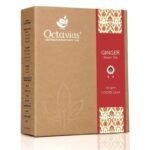 Octavius Ginger Loose Leaf Green Tea - 100 Gms - Fast UK Delivery