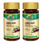 Zandu Lean & Slim Capsules Enriched with the Goodness of 6 Herbs to Help You in Weight Loss Journey, Acts as a Metabolism Booster And Supports Weight Management - (Pack of 60 Veg Capsules X 2) - Fast UK Delivery