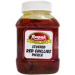 Roopak Pickle - Red Chillies, 300g Jar - Fast UK Delivery