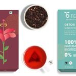 Teabox Hibiscus Cinnamon Clove Green Tea For Healthy Heart, Natural Hibiscus & Detox Kahwa Green Tea Bags 25 Pieces | For Natural Body Cleanse & Cold Relief | Made with 100% Indian Herbs & Spices - Fast UK Delivery