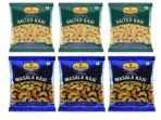 Haldiram's Nagpur Salted Kaju (35 G X 3) And Masala Kaju (35 G X 3) - Combo, Dry Fruit - Fast UK Delivery