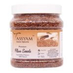 Tassyam Flax Seeds 750g Jar - Fast UK Delivery