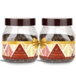 Octavius|Masala Chai -250 Gm Jar (Pack Of 2)|100% Natural Spices|Black Tea|Kadak Chai Patti|Premium & Refreshing Spiced Tea|Masala Chai Patti|Ayurvedic Herbs|Vedic Tea -(2 X 250 Gm Jar) - Loose Leaves - Fast UK Delivery