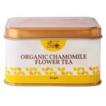 The Indian Chai - Organic Chamomile Tea (Tin) for Sleep, Stress and Anxiety, Caffeine Free (25 grams, 30 cups) - Fast UK Delivery