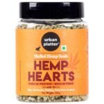 urban platter Hemp Hearts, 150G (Hulled Hemp Seeds,High In Protein,Rich In Fibre,Nutty & Crunchy,Allergen-Free Superfood,Garnish Or Add To Smoothies, Sauces, Dips, And Marinades,Plant-Based Protein)