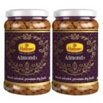 Haldiram's Nagpur Almond 500 g Jar (250 g x Pack of 2) - Fast UK Delivery