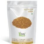 Holy Natural Alfalfa Seed - 200gm | Medicago sativa Seeds | For Sprouting & Eating | Alfalfa seed for microgreen | Good for weight loss & Daily Diet