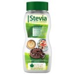 Bliss of Earth Stevia Powder, Organic Sugar Free Zero Calorie Sweetener Diabetic and Keto Friendly 99.8% Purity Vegetarian Gluten Free Quick Dissolve 200g Jar - Fast UK Delivery