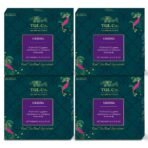 TGL Co. The Good Life Company Geisha Green Tea Bags/Loose Tea Leaf (16 Tea Bags) Pack of 4,128 gram - Fast UK Delivery