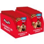 Drools Adult Wet Dog Food, Real Chicken and Chicken Liver Chunks in Gravy, 24 Packs (150g X 24) - Fast UK Delivery