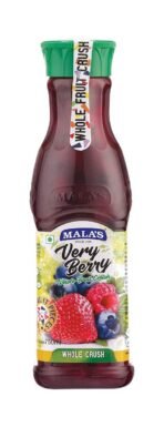Mala's Whole Fruit Crush Veriberry, 750 Millilitre - Fast UK Delivery