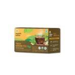 Organic Tattva, Organic Tulsi Green Tea Ginger 20 Tea Bags | for Immunity Boosting & Sore Throat Prevention - Fast UK Delivery