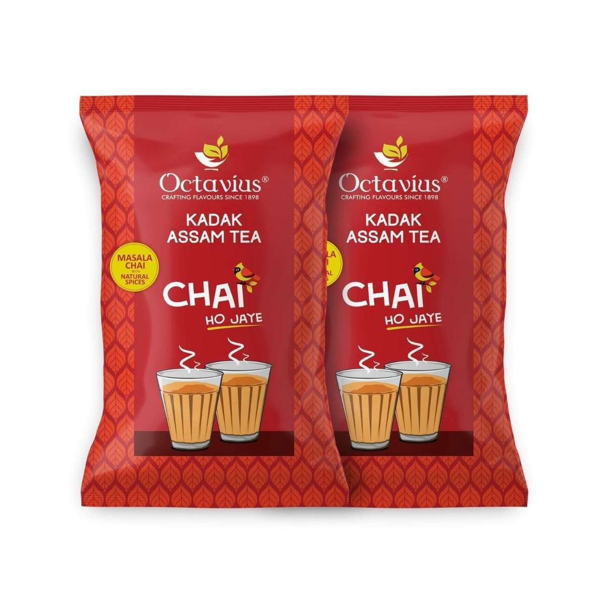 uk71CSjdli9qL-1.jpg Octavius|Kadak Masala Tea-1Kg (Pack Of 2)100% Natural Spice|Black Tea|Rich Taste&Aroma|Strong Tea|Masala Chai|Natural Kadak Chai Patti|Premium&Refreshing Spiced Tea|Ayurvedic Herb|Vedic Tea 2 Kg - Fast UK Delivery - Image 1