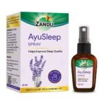 Zandu AyuSleep Spray (22ml): 100% Ayurvedic | Remedy for Sleep disturbances, Stress & Anxiety (Spray Bottle) | Goodness of Lavender, Sandalwood, Marjoram | 100% Natural and Safe Ingredients - Fast UK Delivery