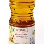 Patanjali Sesame Oil (Gingelly) Pure & Natural Til Oil for Cooking, Frying, 500 ML Bottle - Fast UK Delivery