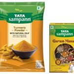 Tata Sampann Turmeric Powder With Natural Oils, 500g & Tata Sampann Garam Masala with Natural Oils, Crafted by Chef Sanjeev Kapoor, 100g - Fast UK Delivery