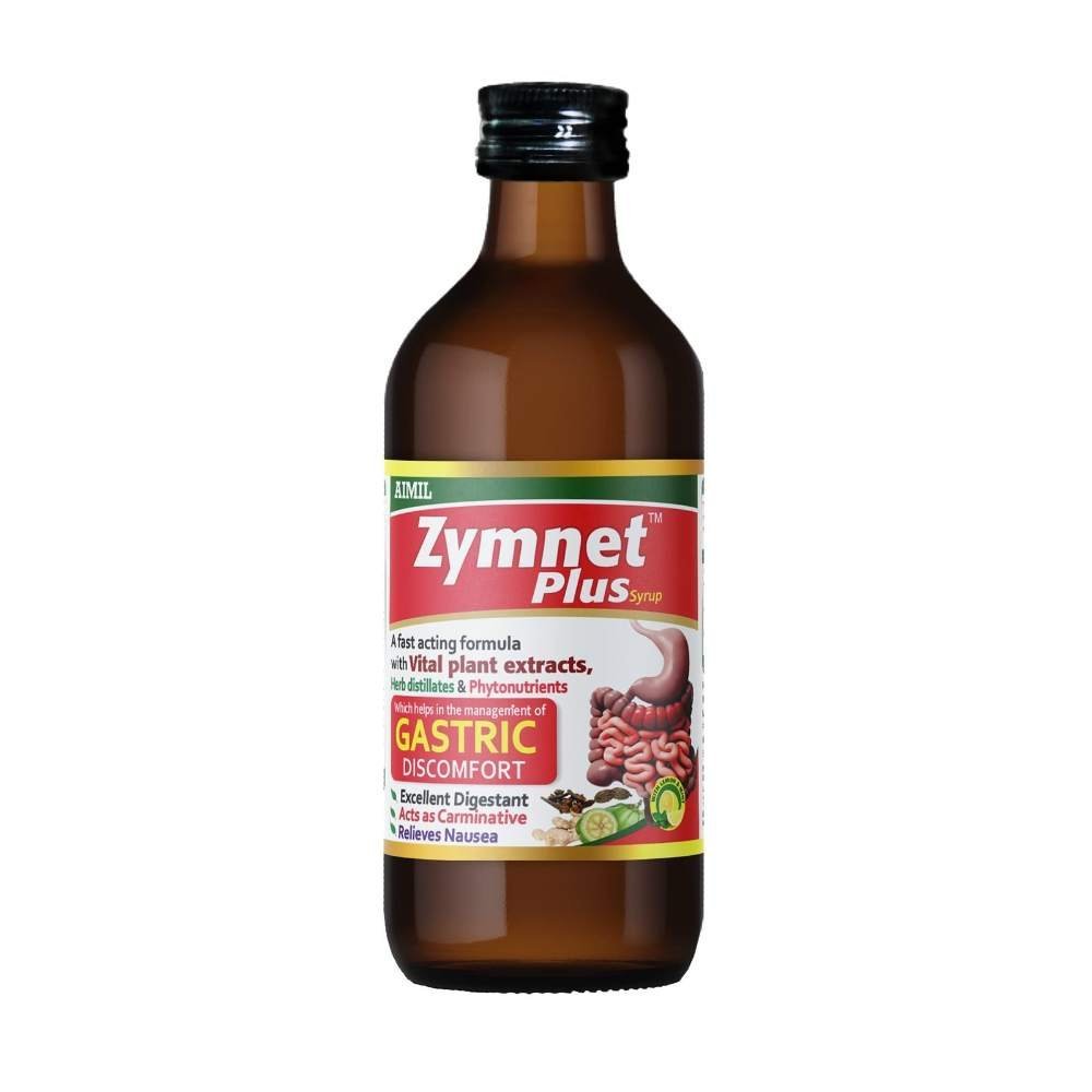 uk71CwWhqxzL.jpg AIMIL Zymnet Plus Syrup | Digestive Health & Acidity | 200 ML - Fast UK Delivery - Image 1
