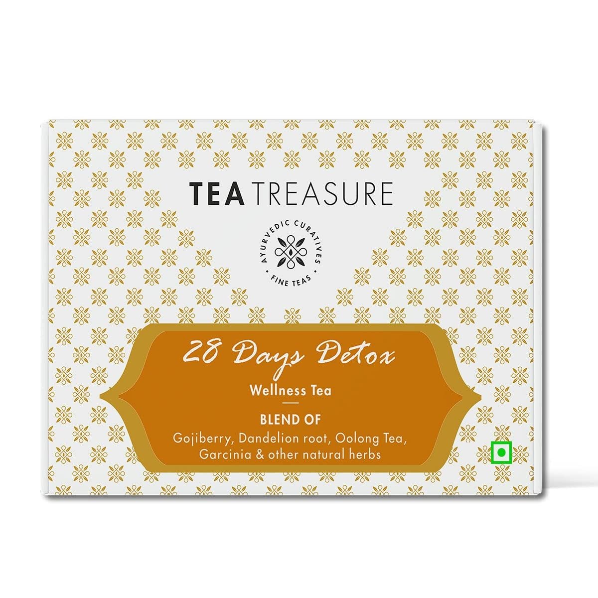 uk71Cy8dYvCAL-1.jpg Tea Treasure 28 Days Detox Tea - 50 Pyramid Tea Box Bags | Reduce Belly Fat | Skin Glow | Immunity Booster Detox Tea Bags | Herbal Tea | 1 Teabox - Fast UK Delivery - Image 1