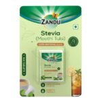 Zandu Stevia (Meethi Tulsi) Tablets- A Healthier Substitute for Sugar | Helps Maintain Healthy Sugar Levels & Healthy Weight (Pack of 100 Tablets) - Fast UK Delivery