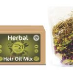 Holy Natural Herbal Hair Oil Mix (76g x 3 packs) 21 Essential, Make your own hair oil with 21, Natural herbs & Seeds, For hair strength and luster, make them smooth, silky and healthy. - Fast UK Delivery