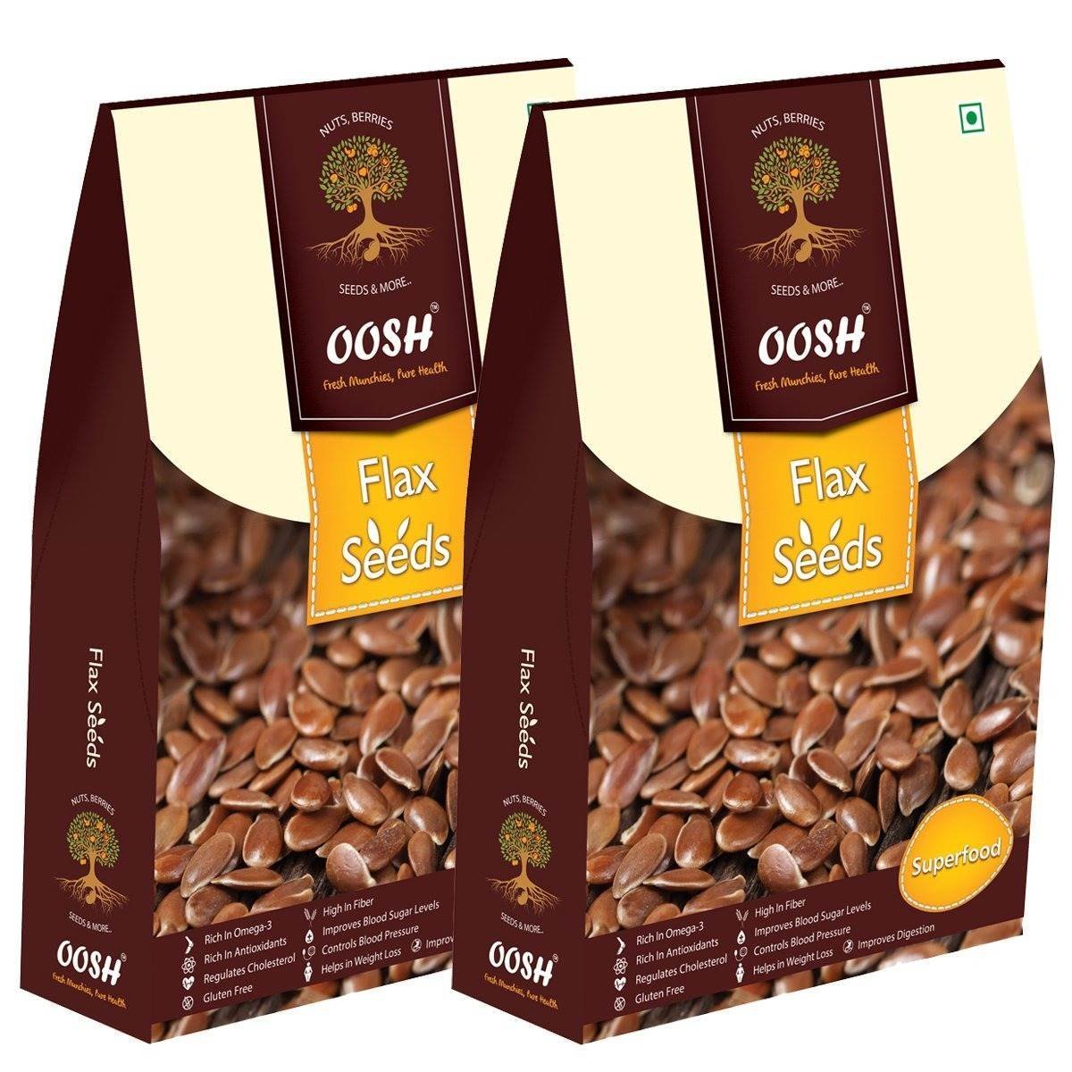 uk71FXIFsBKGL-1.jpg OOSH Premium Flax Seeds 1 kg - Fast UK Delivery - Image 1