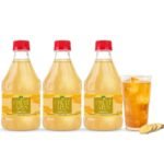 Dhampurgreen Ginger Ale Mocktail Cocktail Vodka, Rum, Gin Mixer Syrup, Makes 10-12 Drinks Each Bottle, 900Ml (300Ml X 3) Pour Add Stir & Sip Syrup Non Alcoholic Beverage - Fast UK Delivery