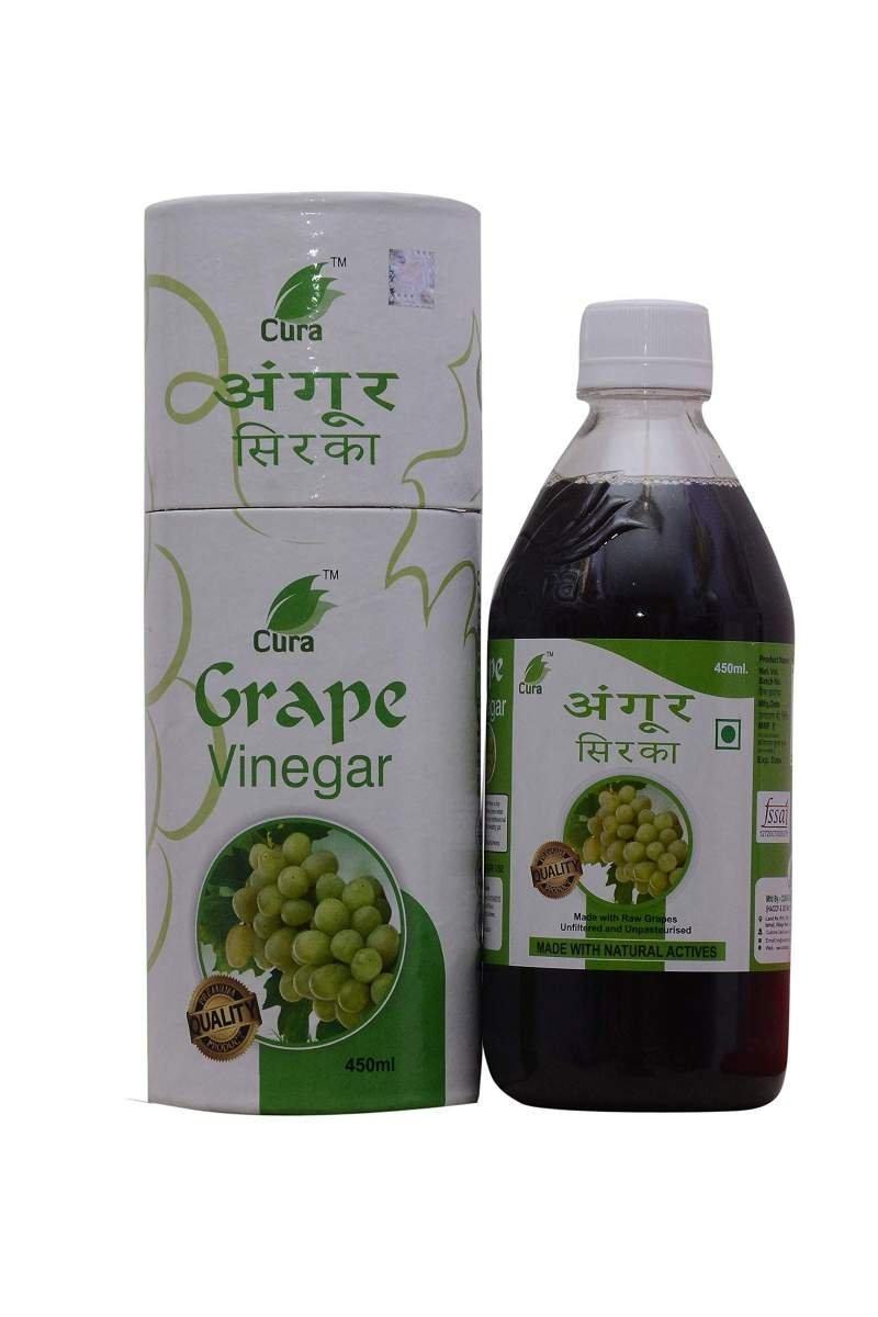 uk71G-Snux2uL-1.jpg Cura Grape Vinegar 450ml. - Fast UK Delivery - Image 1