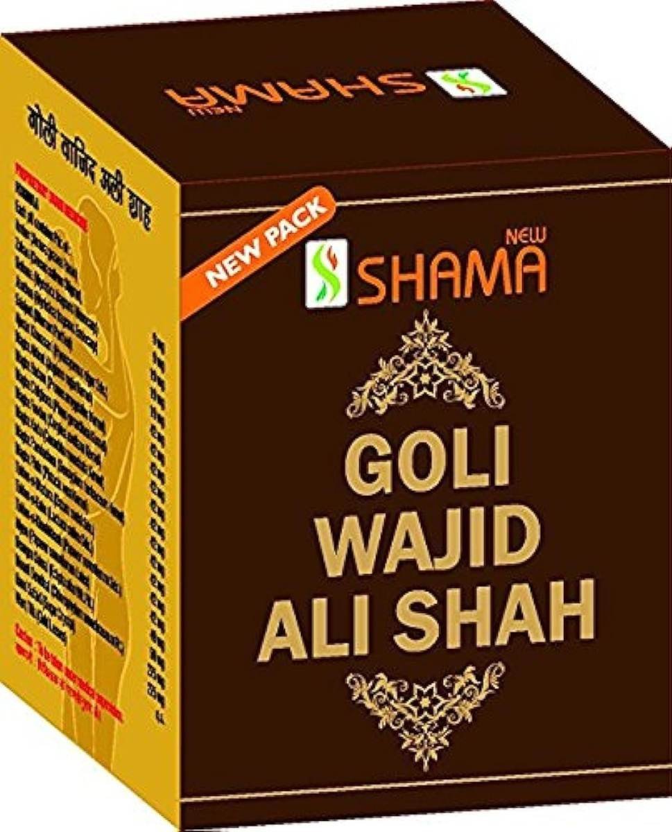 uk71GRE8t1YyL-1.jpg New shama Goli Wajid Ali Shah 10 Pills, Pack Of 1 - Fast UK Delivery - Image 1