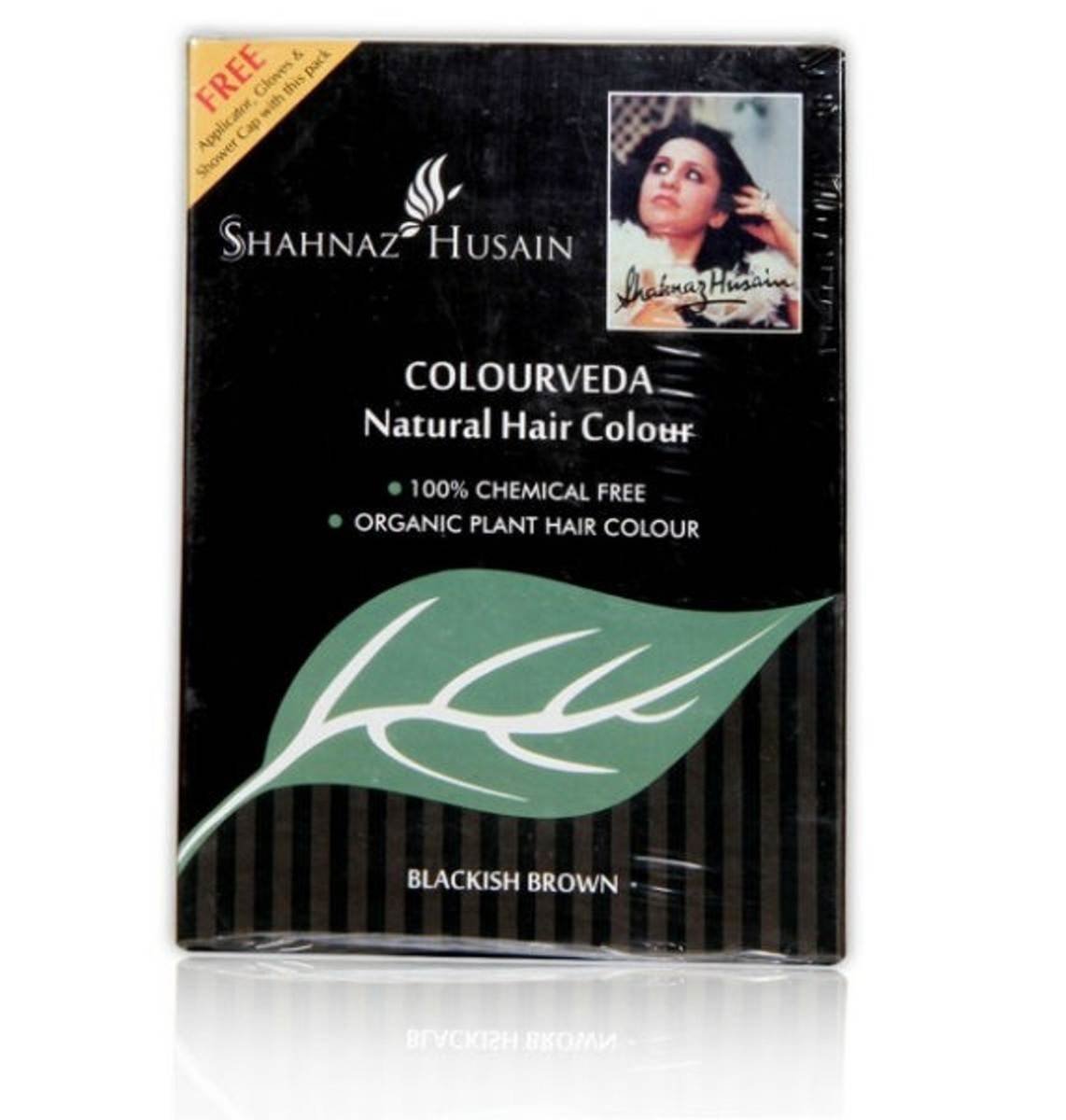 uk71GktkvNwfL-1.jpg Shahnaz Husain Colourveda Natural Hair Colour (100g) (Blackish Brown) - Fast UK Delivery - Image 1