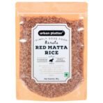 Urban Platter Kerala Red Matta Rice, 1kg / 35.2oz [Rosematta Rice, Palakkadan Matta Rice, Kerala Red Rice, Red Parboiled Rice] - Fast UK Delivery