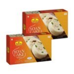 Haldiram's Nagpur Soan Cake 400gm (Pack of 2) - Fast UK Delivery