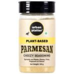 Urban Platter Parmesan Cheese Shaker Jar, 100g [Plant-Based, Cheesy Seasoning, Dairy-Free, Not Milk Cheese] - Fast UK Delivery