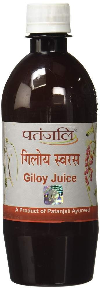 uk71ISoTac75L.jpg Patanjali Giloy Juice, 500ml - Fast UK Delivery - Image 1