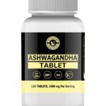 Holy Natural Ashwagandha Tablet 120 Tablet (500mg/each) | Immunity Booster, Release Stress, Rejuvenates Mind & Body