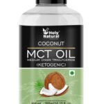 Holy Natural - The Wonder of World Coconut Mct Oil-300Ml|Fractionated Coconut Oils|From Pure Coconut|Unsweetened Keto Diet Sports|For Weight Management,Instant Energy & Intense Focus|Flavorless - Fast UK Delivery